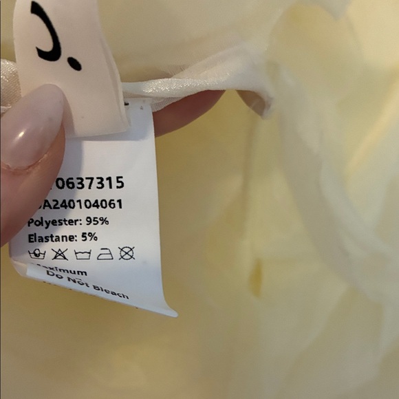 Commense Cream Layered Ruffle Blouse - Picture 8 of 8